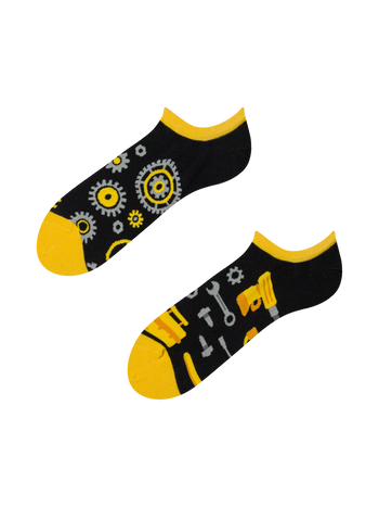 Lustige Sneakersocken Mechaniker