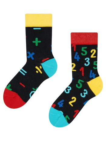 Lustige Kindersocken Zahlen