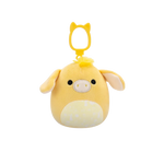 Squishmallows Clip-On Gavyn der gelbe Esel, 9 cm