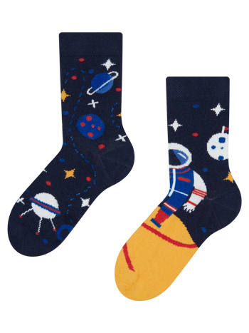Lustige Kindersocken Astronaut