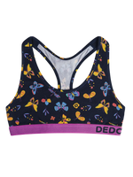 Lustige Damenbralette Schmetterlinge
