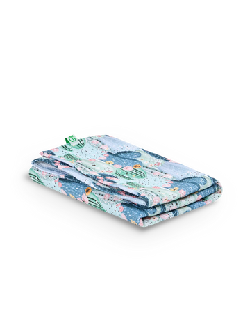 Lustiges Küchentuch Blühende Kakteen