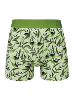 Lustige Boxershorts für Männer Pandas und Bambus