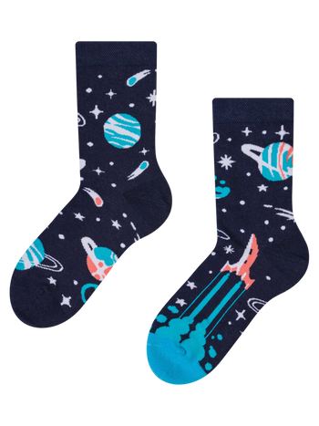Lustige Kindersocken Planeten