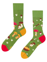 Lustige Socken Pilzjagd