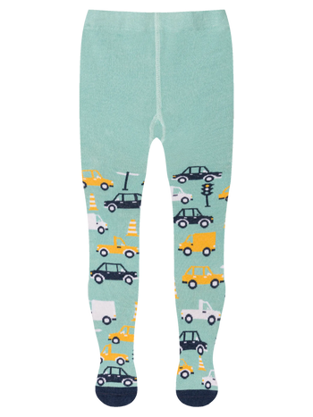 Lustige Strumpfhosen für Kinder Autoverkehr