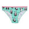 Lustige Damenhöschen Panda und Herzen