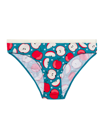 Lustige Damenhöschen Roter Apfel