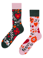 Lustige Socken Blumenliebe