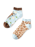 Lustige Knöchelsocken Niedliche Giraffe