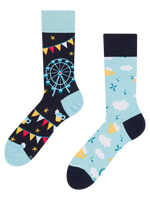 Lustige Socken Biere und Karussells
