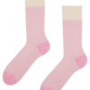 Pastellrosa Jacquard-Socken