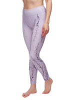 Lustige Sportleggings Lavendelblumen