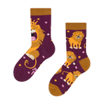 Lustige Kindersocken König des Dschungels