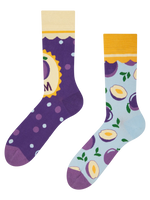 Lustige Socken Pflaumenkonfitüre