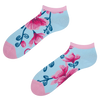 Lustige Knöchelsocken Orchidee