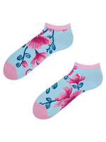 Lustige Knöchelsocken Orchidee