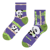 Lustige Crewsocken Panda-Akrobat