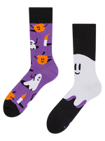 Lustige Socken Gespenster und Kürbisse