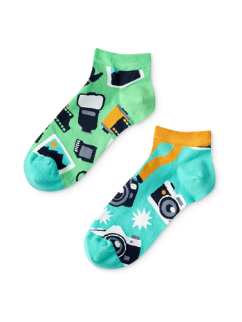 Lustige Knöchelsocken Fotograf