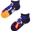 Lustige Knöchelsocken für Kinder Astronaut