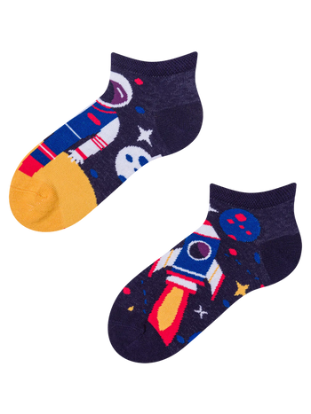 Lustige Knöchelsocken für Kinder Astronaut