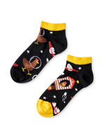 Lustige Knöchelsocken Hühner-Astronaut
