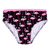 Lustige Höschen für Mädchen Flamingos und Herzen