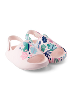 Lustige chunky Baby-Clog-Sandalen Blätter und Schmetterlinge