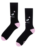 Lustige warme Socken Katzenblick