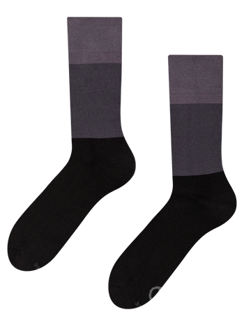 Warme Socken Schwarz Dreifarbig