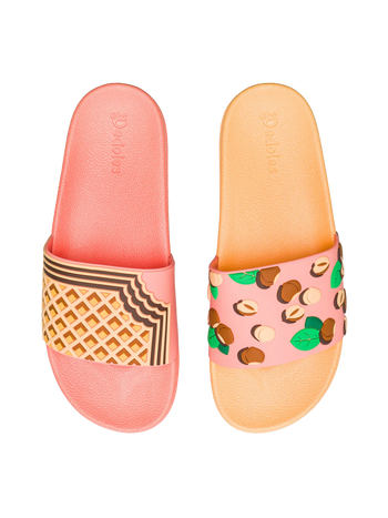 Lustige Pantoletten Nusskeks