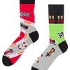 Lustige Socken Formel-Rennen