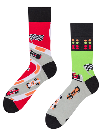 Lustige Socken Formel-Rennen