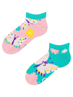 Lustige Knöchelsocken für Kinder Süße Schmetterlinge