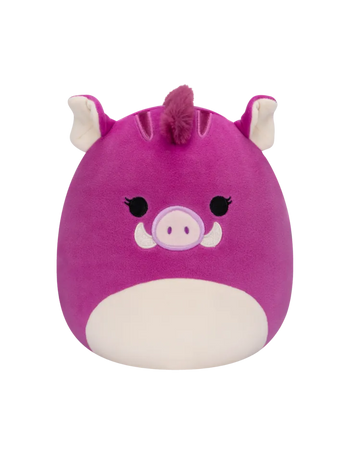 Squishmallows Jenna das lila Wildschwein, 20 cm