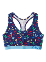 Lustige Damenbralette Aquarell-Blumen
