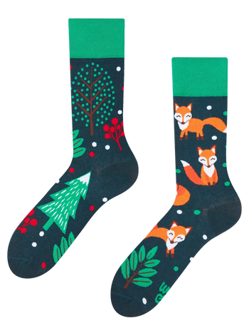 Lustige Socken Rotfuchs