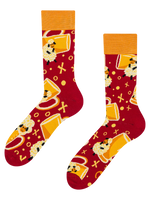 Lustige Socken Bier und Schafe
