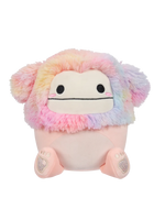Squishmallows Diane der Pfirsich-Bigfoot mit Regenbogenhaar, 20 cm