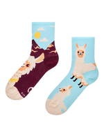 Lustige Crewsocken Alpaka