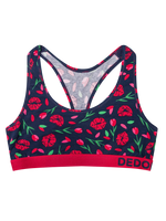 Lustige Damenbralette Tulpenlippen