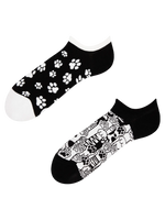 Lustige Sneakersocken Katzenpfoten