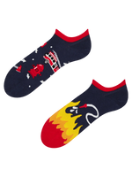Lustige Sneakersocken Feuerwehrmann