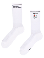 Lustige funktionelle Socken Hasta la Vista