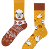 Lustige warme Socken Schaf im Pullover