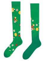 Lustige Kniestrümpfe Wildblumen