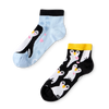 Lustige Knöchelsocken für Kinder Winterpinguin