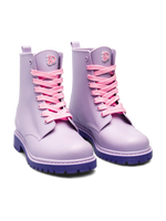 Hellviolette Regenstiefel für Frauen