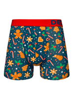 Lustige Boxershorts für Herren Lebkuchen und Süßigkeiten